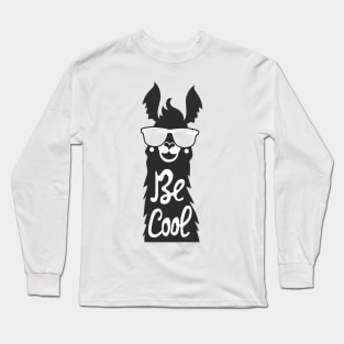 Llama Be Cool Long Sleeve T-Shirt